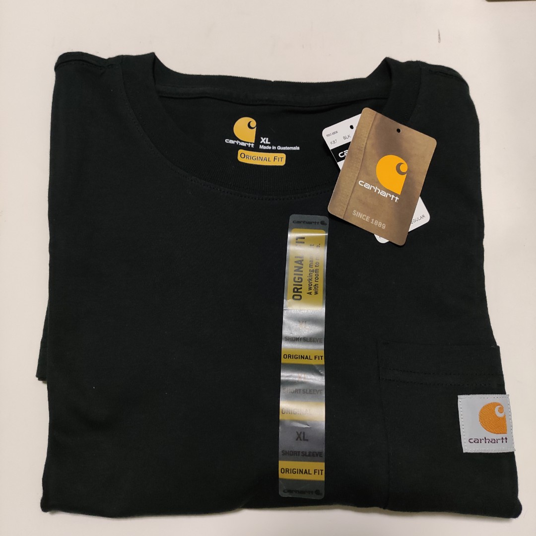 Carhartt Pocket Tee Men S Fashion Clothes Tops On Carousell
