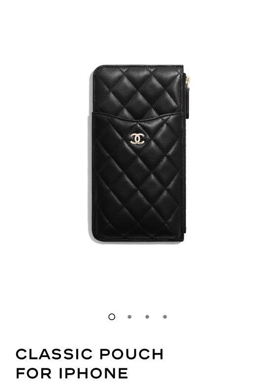 Chanel Classic Pouch for iPhone, Luxury, Bags & Wallets on Carousell