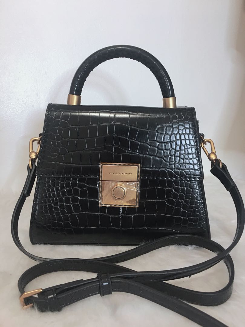 Charles and keith crocodile bag online