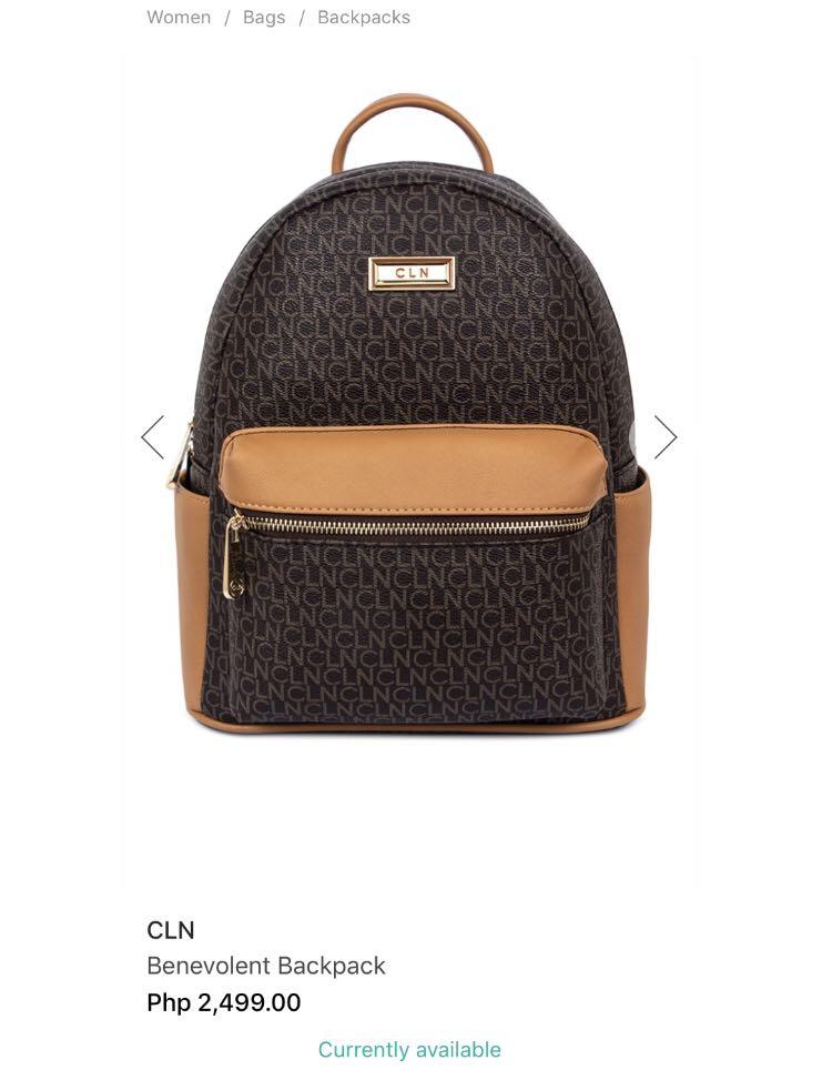 CLN BENEVOLENT BACKPACK, Women's Fashion, Bags & Wallets, Backpacks on  Carousell