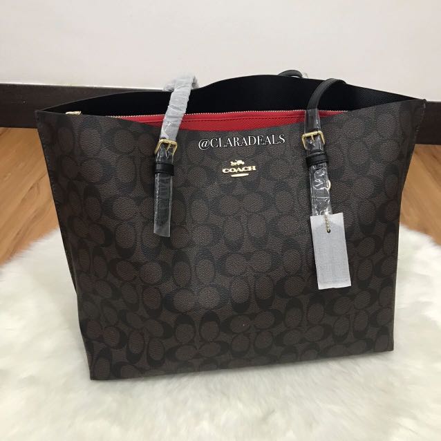 Coach signature mollie store tote