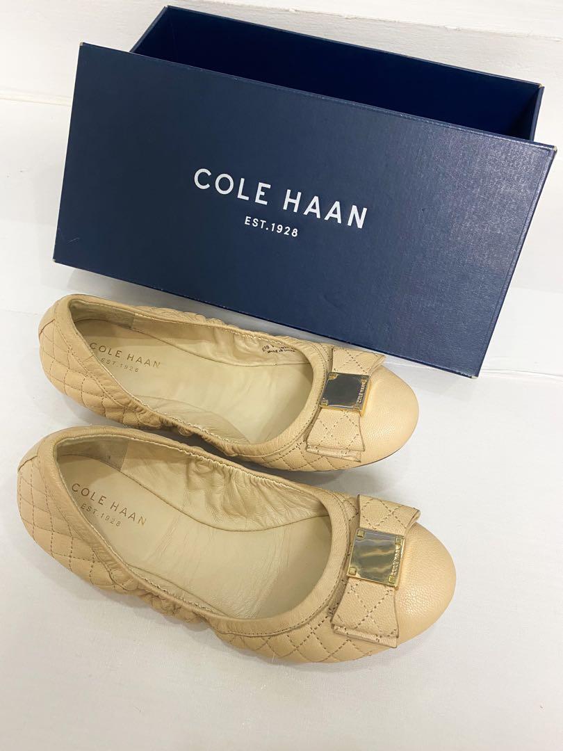 Cole Haan Beige Flats, Luxury, Apparel 
