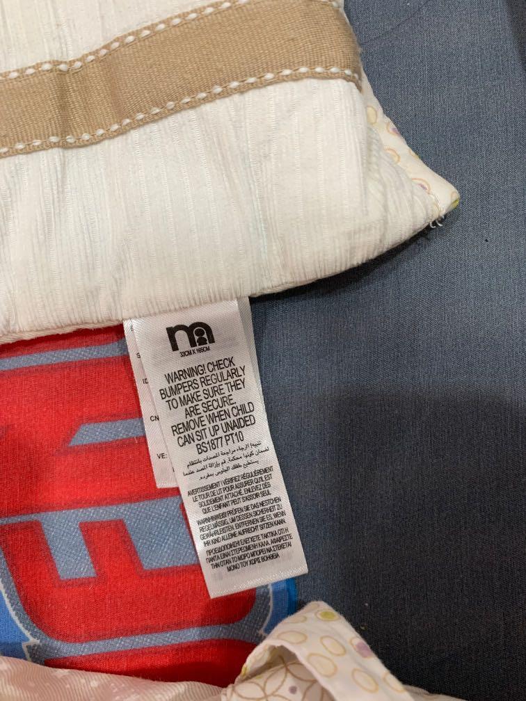 Cot bumpers from mothercare, Babies & Kids, Baby Nursery & Kids