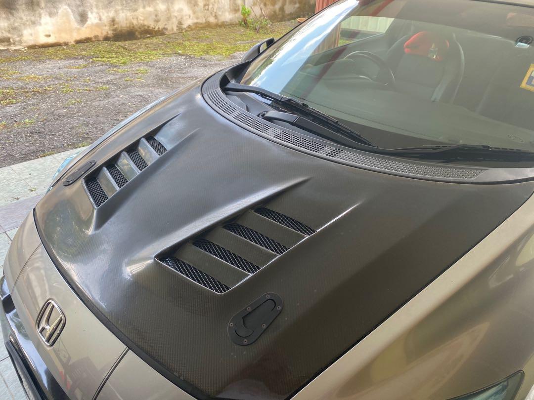 Crz carbon fiber hood js racing, Auto Accessories on Carousell
