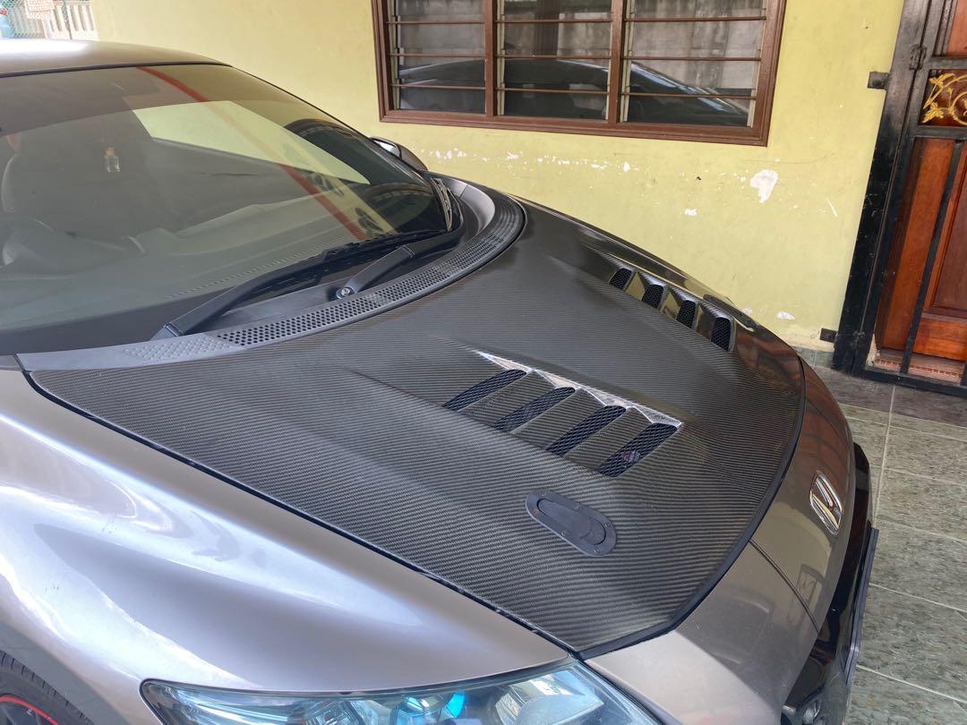 Crz carbon fiber hood js racing, Auto Accessories on Carousell