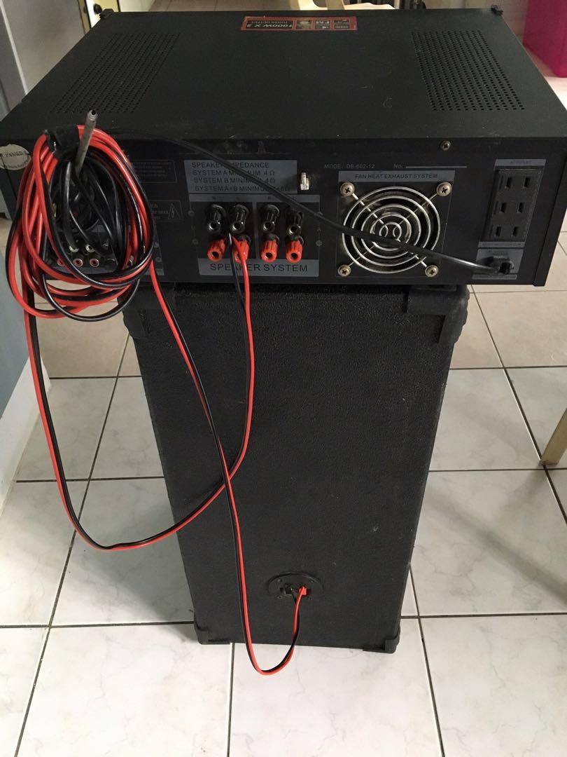 DB AUDIO AMPLIFIER AND KONZERT SPEAKER, Audio, Soundbars, Speakers