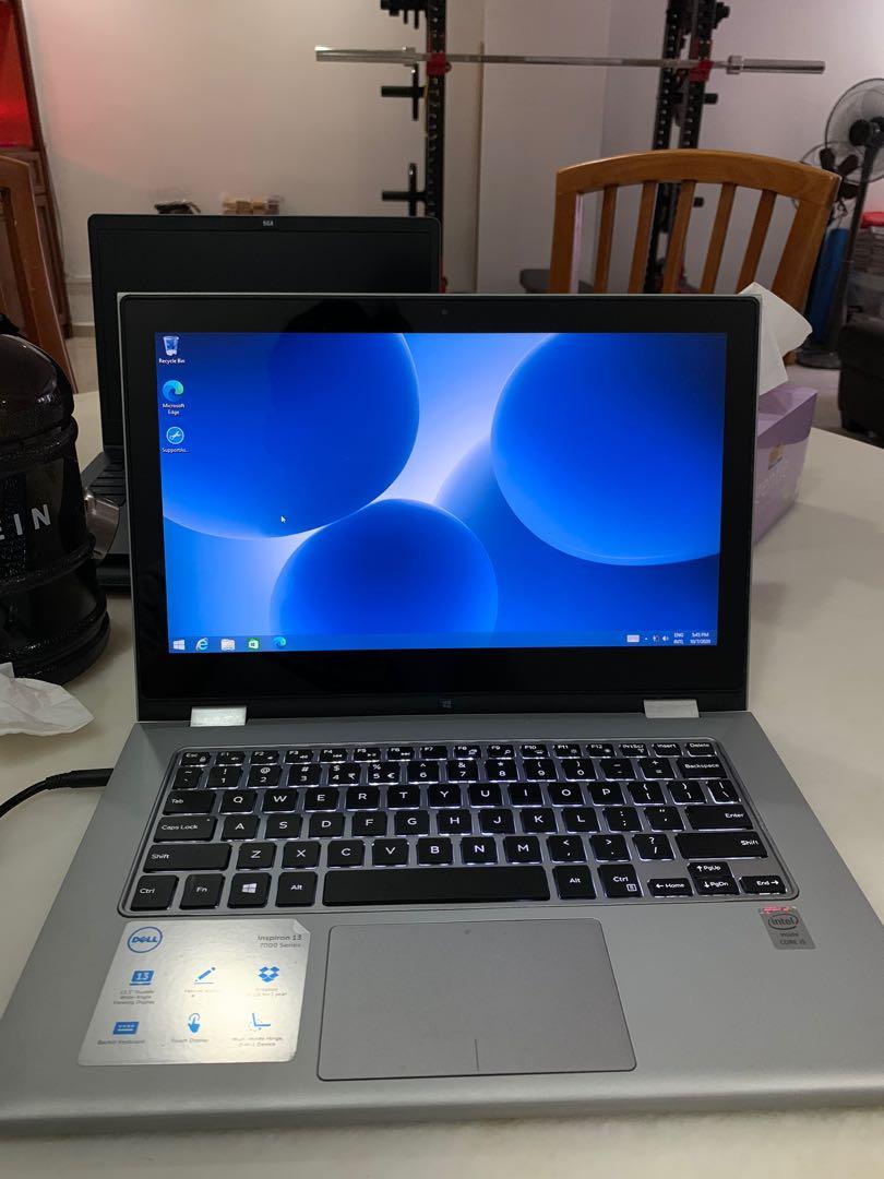 Dell Inspiron 13 7000 Series 13 3 Inch Convertible 2 In 1 Touchscreen Laptop Intel Core I5 Electronics Computers Laptops On Carousell