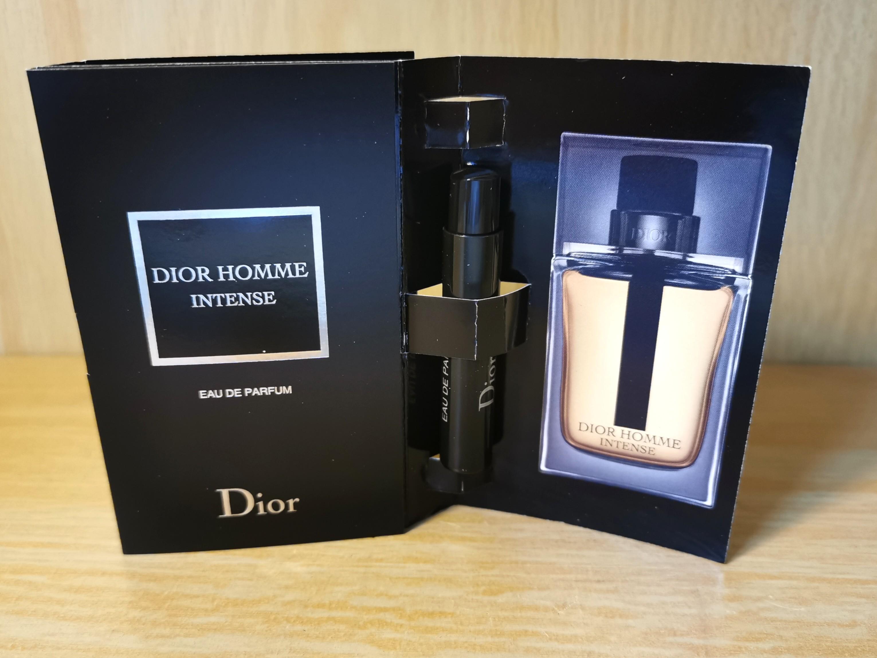 Dior Homme Intense 1ml Men Mini Perfume Health Beauty Perfumes Nail Care Others On Carousell