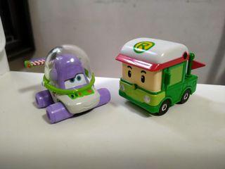 Disney Buzz Lightyear and Poli Rody Diecast Car