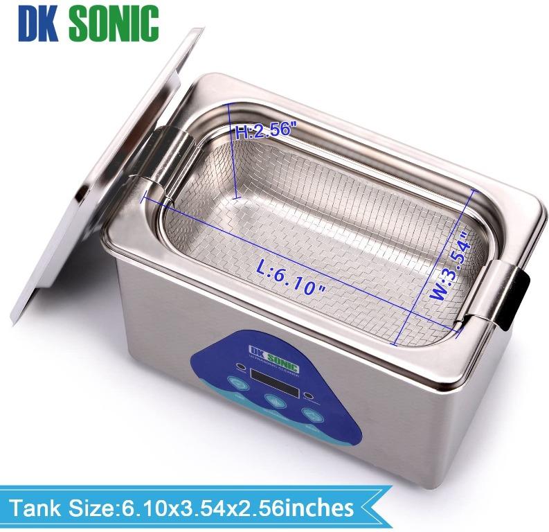 Dk Sonic Mini Ultrasonic Cleaner 700ml 42khz Sonic Cleaner With Digital Timer Basket For Jewelry Ring Eyeglasses Denture Watchband Coins Small Metal Parts Etc Electronics Others On Carousell