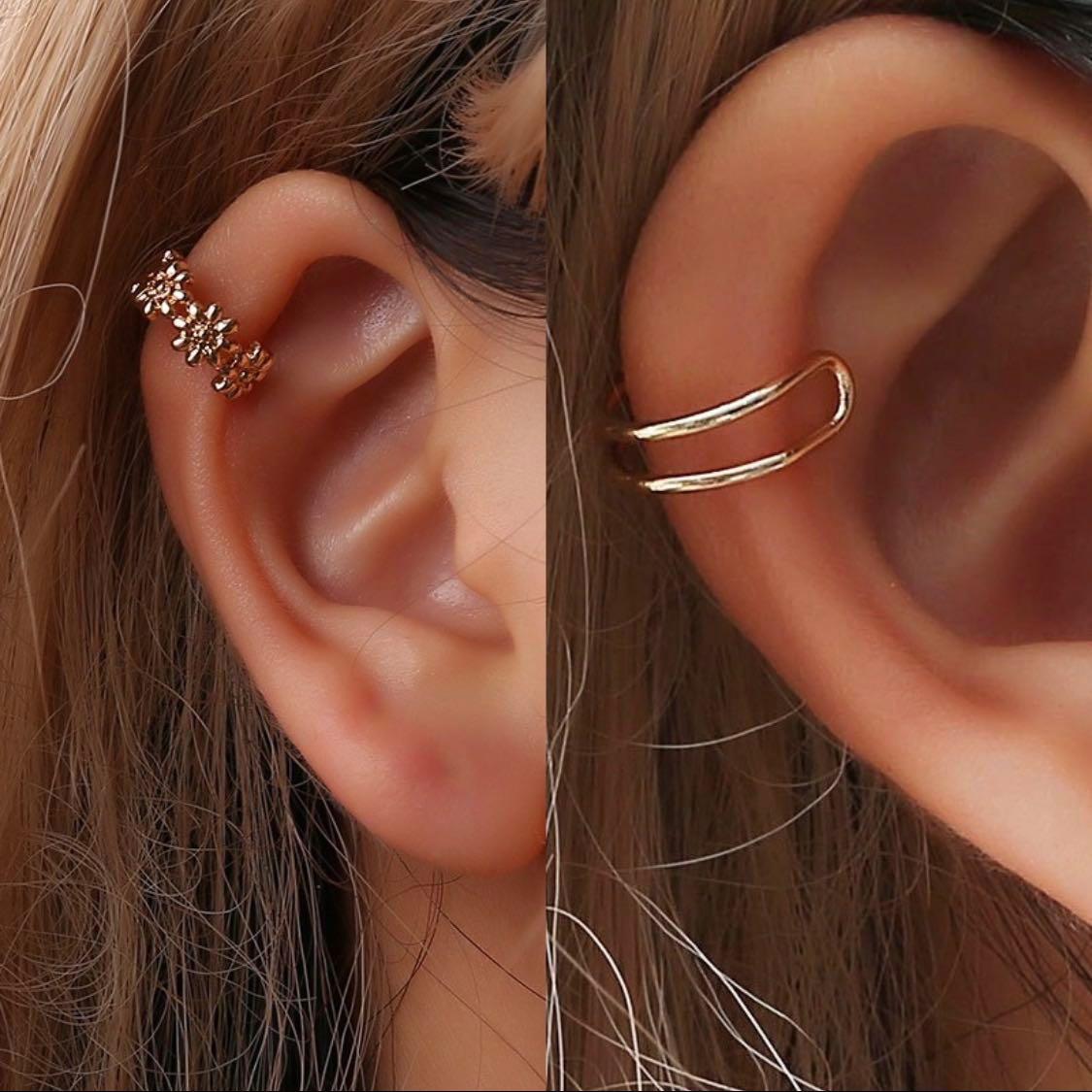 Ear Cuffs Ear Clips Non piercing cartilage earrings