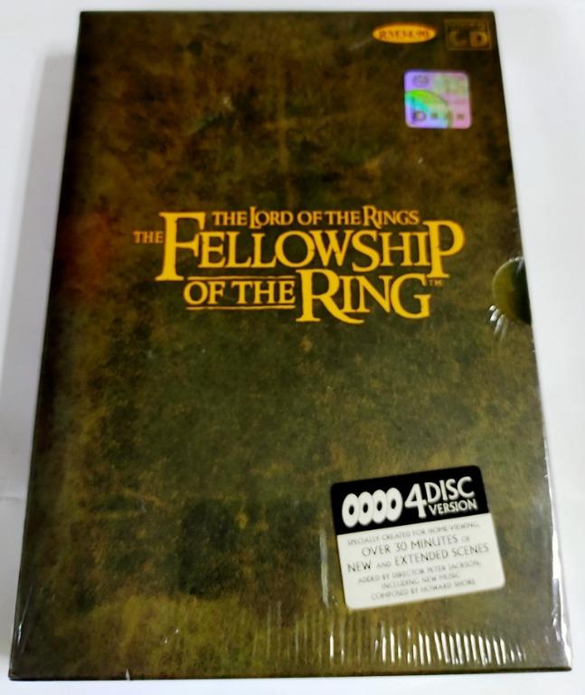 English Movie The Lord Of The Rings The Fellowship Of The Ring Special Extended Vcd Edition 4 Disc Version Music Media Cd S Dvd S Other Media On Carousell