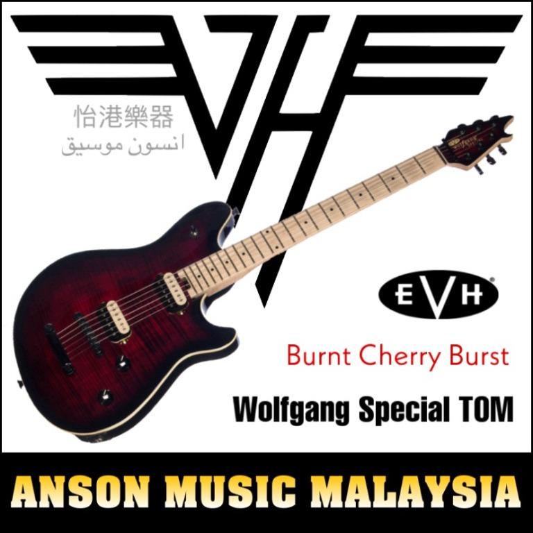 EVH Wolfgang Special TOM Electric Guitar Maple Fingerboard Burnt Cherry Burst