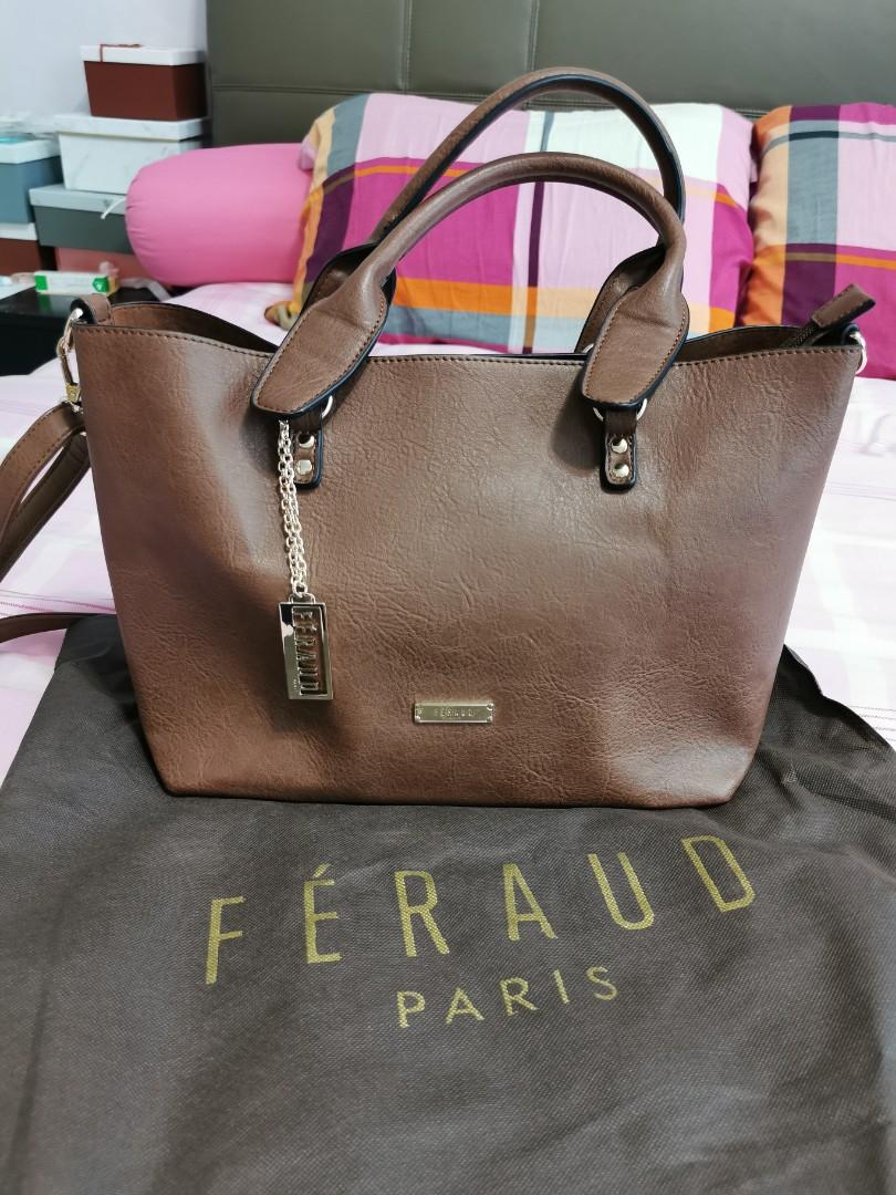 HANDBAG LOUIS FERAUD Paris FREE WITH PURCHASE, Women's Fashion, Bags &  Wallets, Purses & Pouches on Carousell