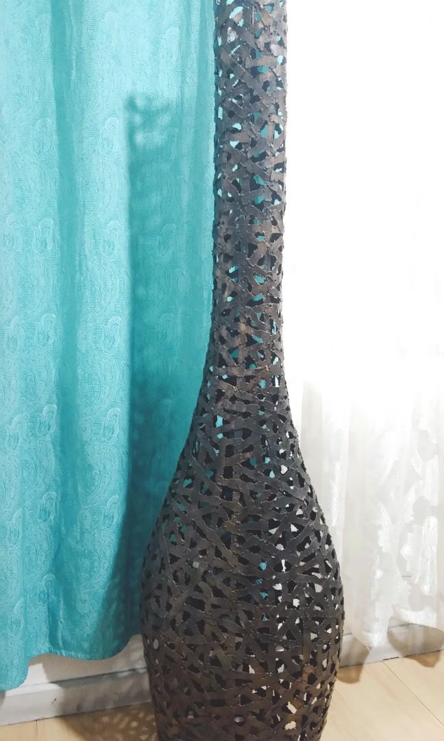 teal blue floor lamp