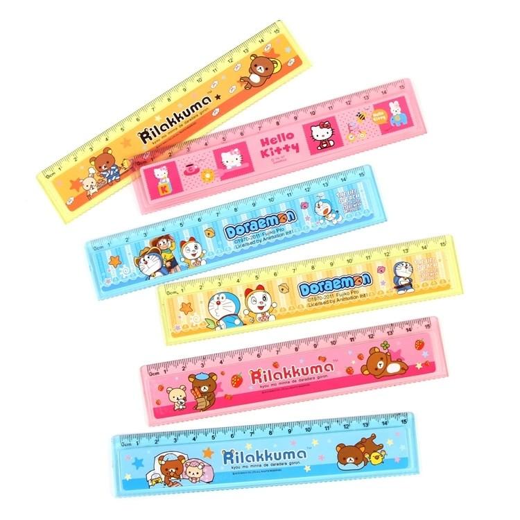 Doremon Ruler Foldable Cartoon 30cm Ruler with Shape template (Rilakkuma, Doraemon ...
