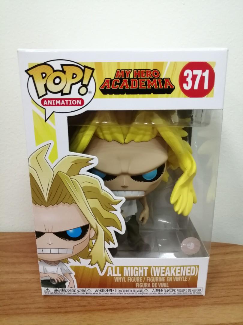 Funko Pop All Might Weakened My Hero Academia Toys Games Toys On Carousell