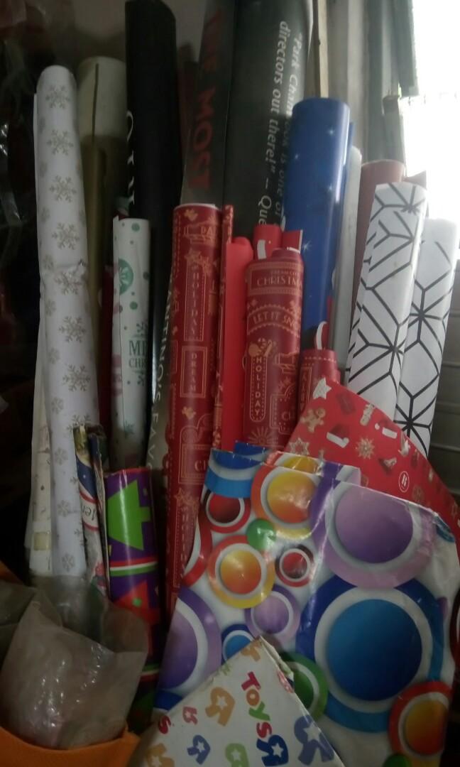 Gift Wrapper (Category: Craft Supplies & Tools) located in Singapore. Submitted by ochpsx2011 (Listing ID 1039917210, Image 1). Description: As shown in the pic, there are a variety of patterns and design gift wrapper for sale. Min. 6 pcs per dealing @$0.40 each. Hurry, grab one before it's gone. Whilst stock last!.