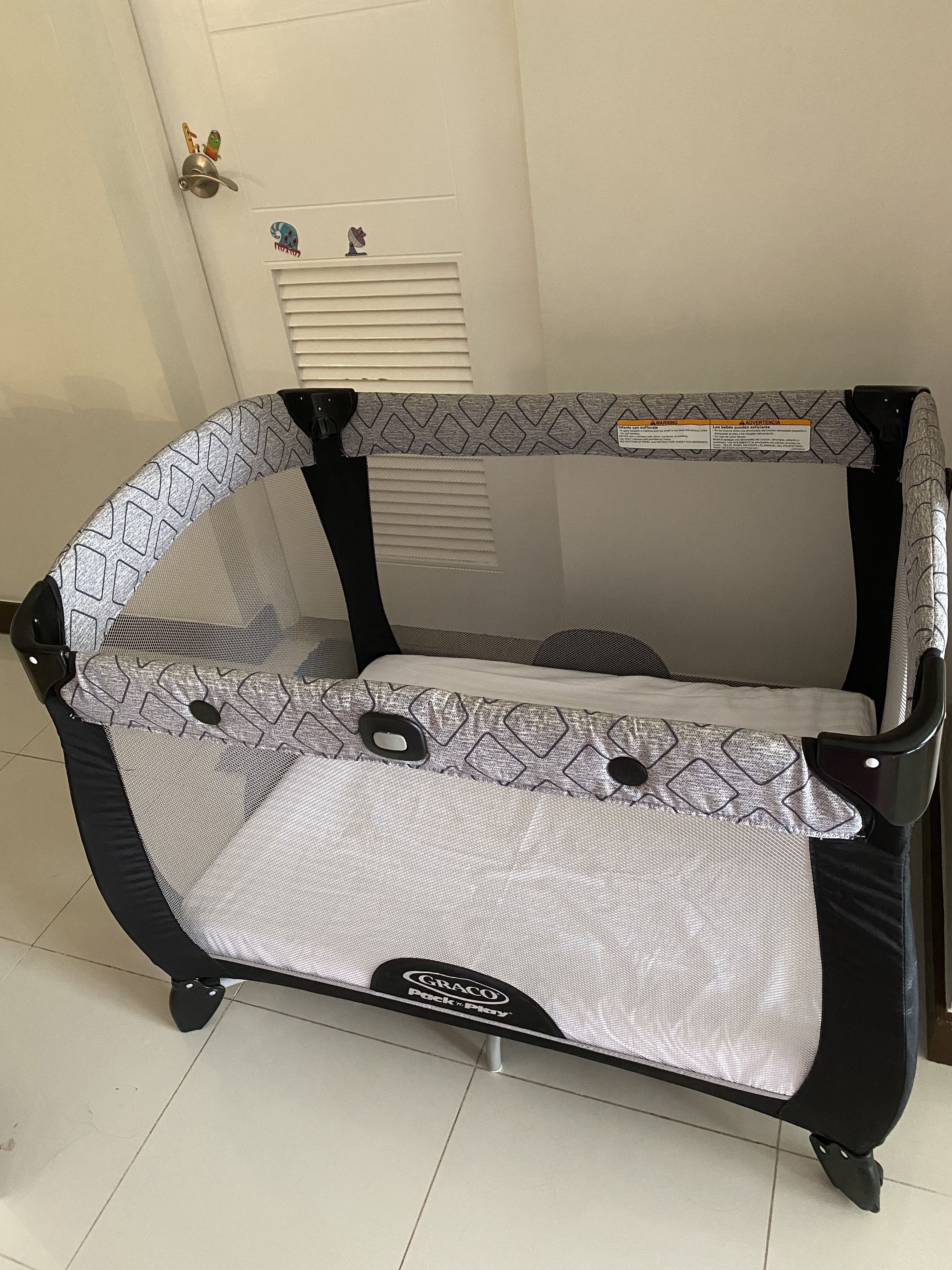 Graco Pack n Play Portable Napper Asher Babies Kids Bathing Changing Bathtub Bath Accessories on Carousell