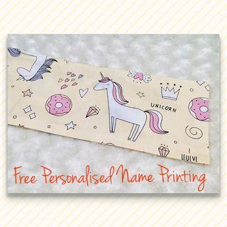 Handmade Beansprout Husk pillow with free personalised name printing