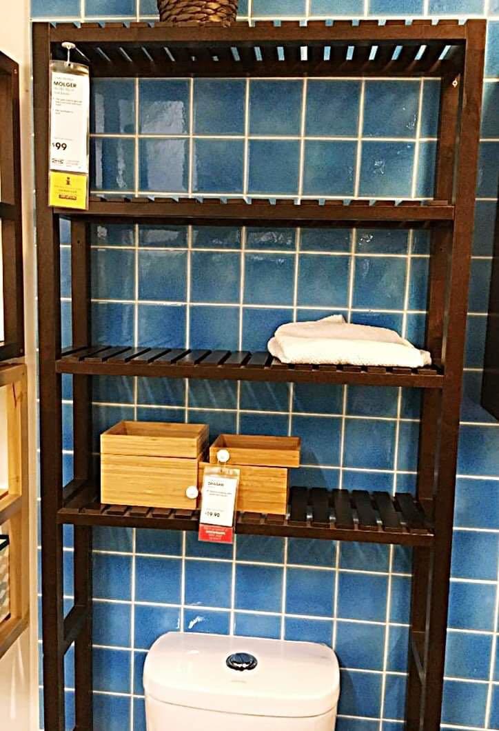 IKEA MOLGER BATHROOM SHELF, Furniture & Home Living, Furniture, Shelves