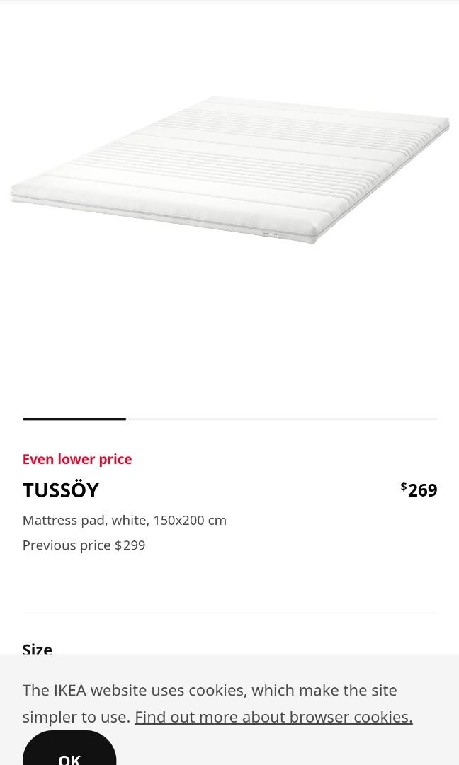 Ikea shop tussoy queen