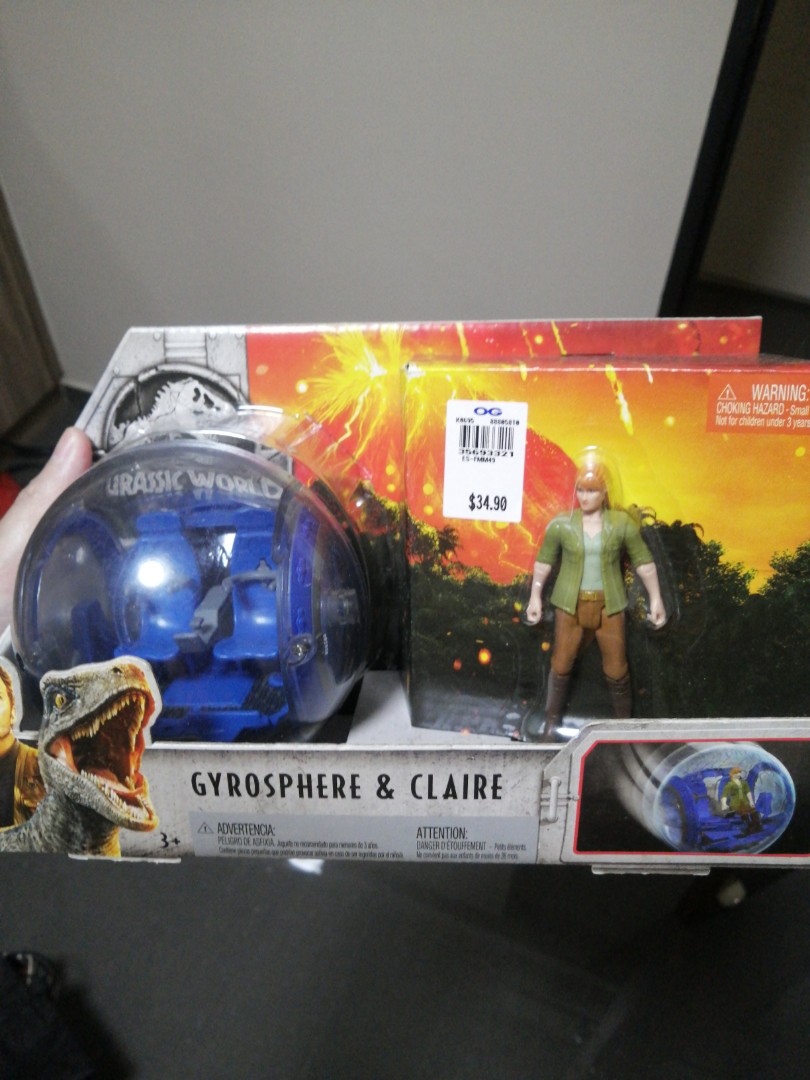 Jurassic world story pack gyrosphere 2025 & claire