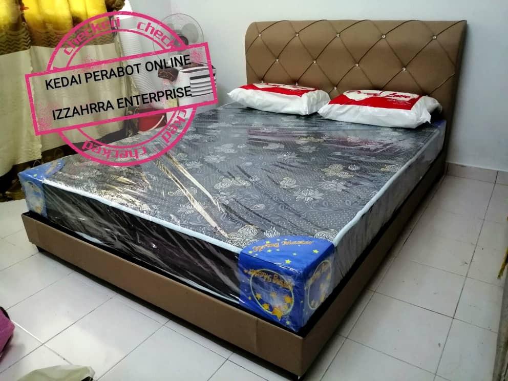 Beza katil king sales dan queen