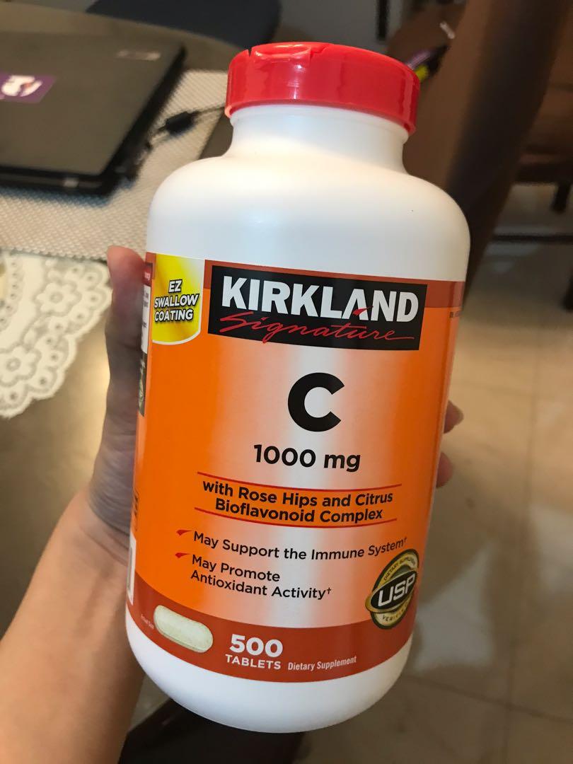 Kirkland Signature Vitamin C 500 Tablets From Usa 100 Authentic On Carousell