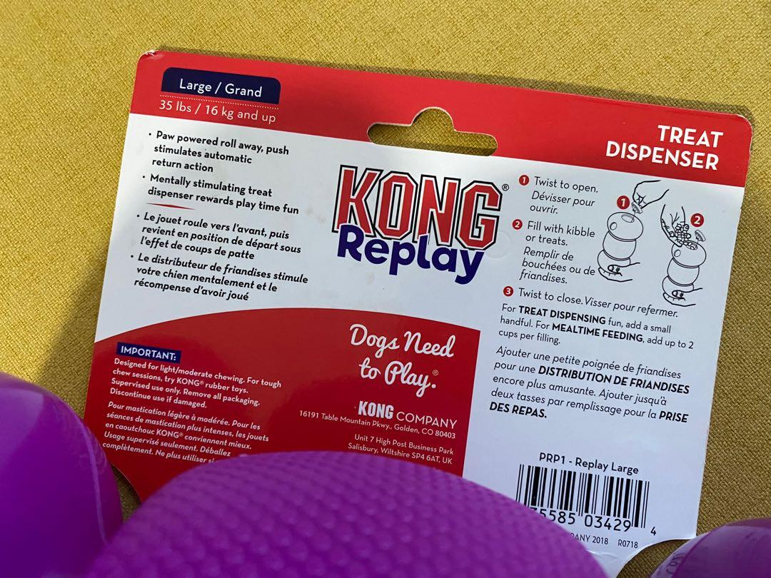 Kong replay treat dispenser shop