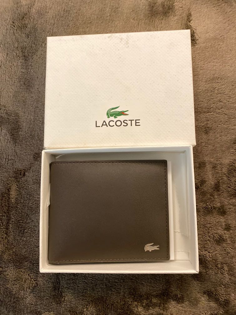 lacoste billfold wallet