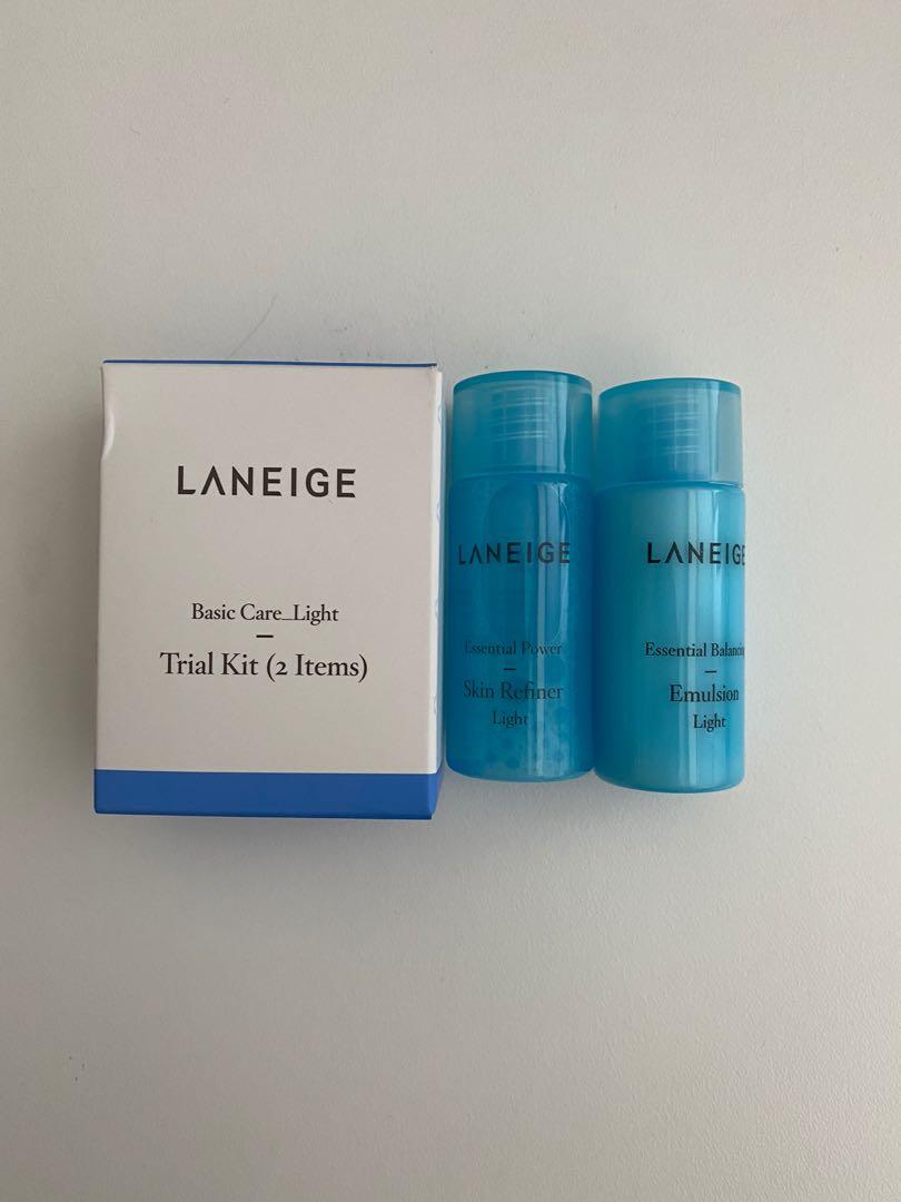 laneige basic care light trial kit