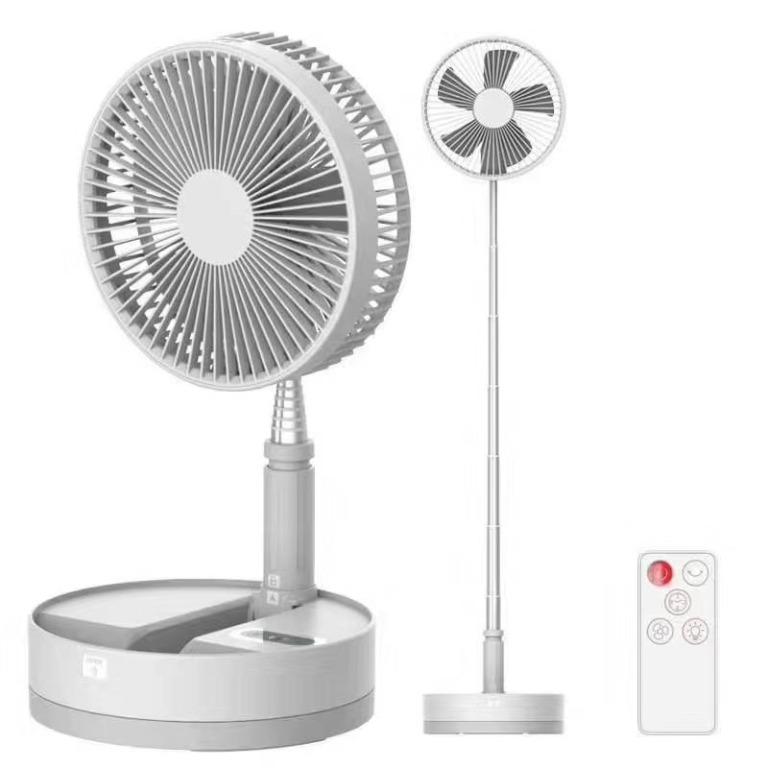 Latest Model 10800mHa Telescopic Cordless Foldable Portable Stand Fan