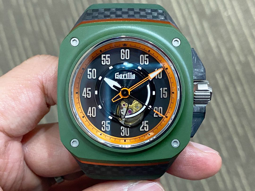 Like New Complete Local Jul 2020 Gorilla Fastback GT Espionage Green  Limited, Luxury, Watches on Carousell