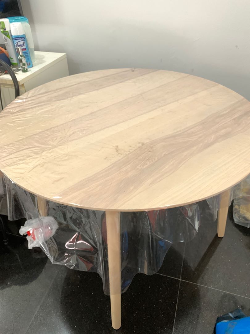 LISABO circle dining table Furniture Home Living Furniture