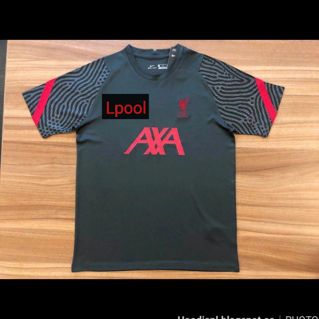 Liverpool Black Training Jersey 20 21 Sports Sports Apparel On Carousell