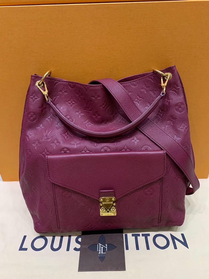 Louis Vuitton Metis Hobo Monogram Empreinte Leather Purple