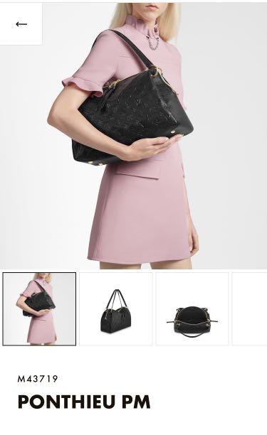 Louis Vuitton Black Empreinte Leather Ponthieu PM Bag – I MISS YOU VINTAGE