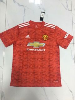 Authentic Manchester United 20 21 Home Kit Sports Sports Apparel On Carousell