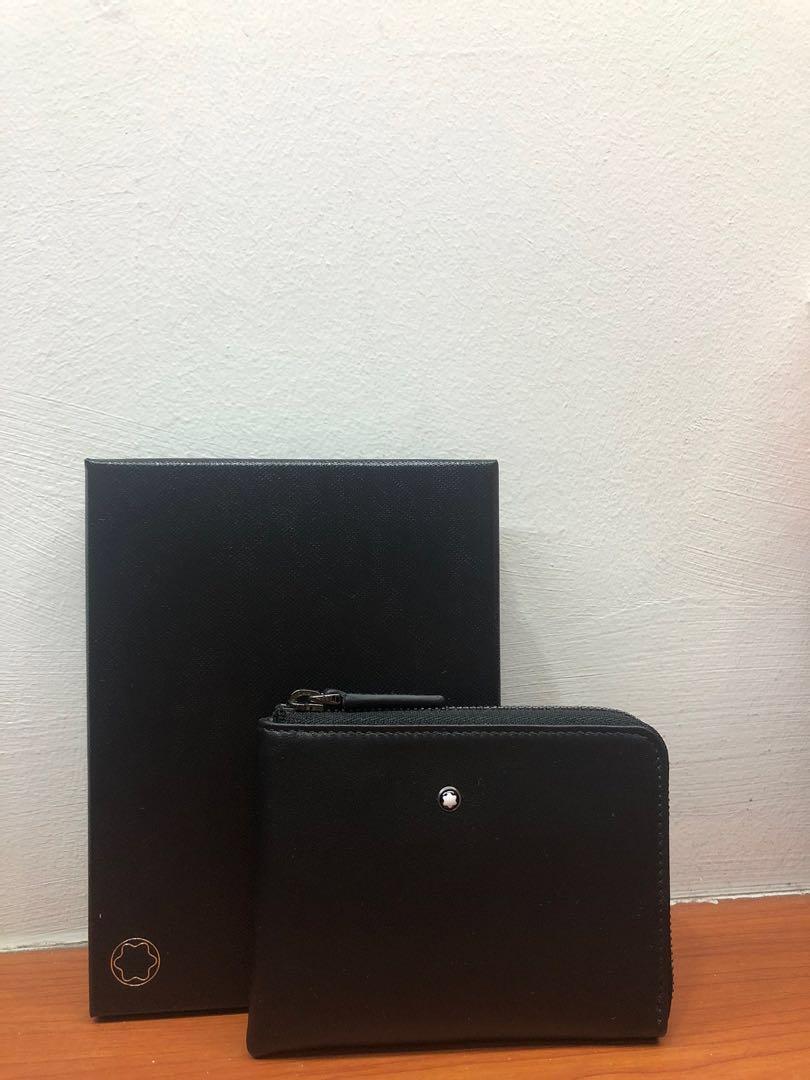 My montblanc nightflight business top card holder with zip