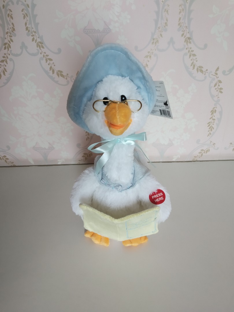 mother goose animated soft plush toy