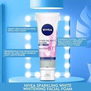 (New) Nivea Sparkling White Facial Foam 100ml