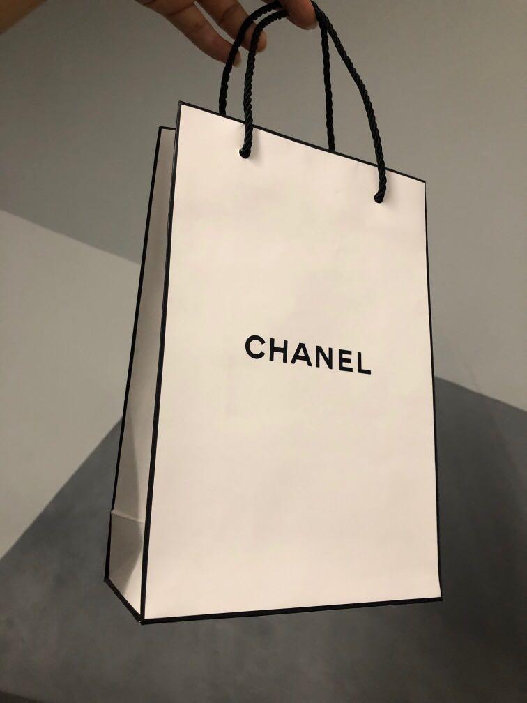 Chanel paper bag original shop