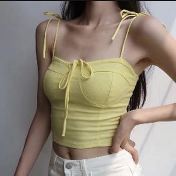 pastel yellow top