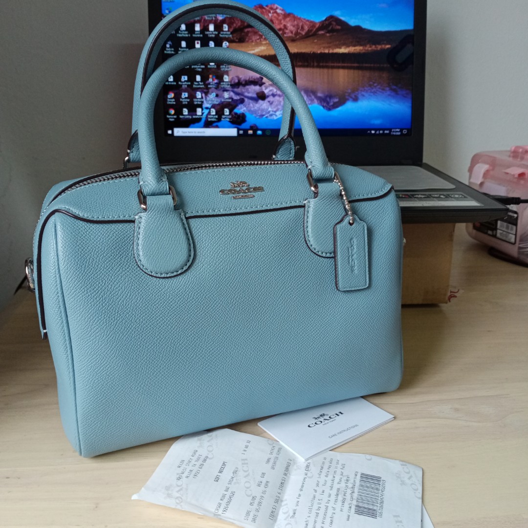 Coach mini bennett best sale blue