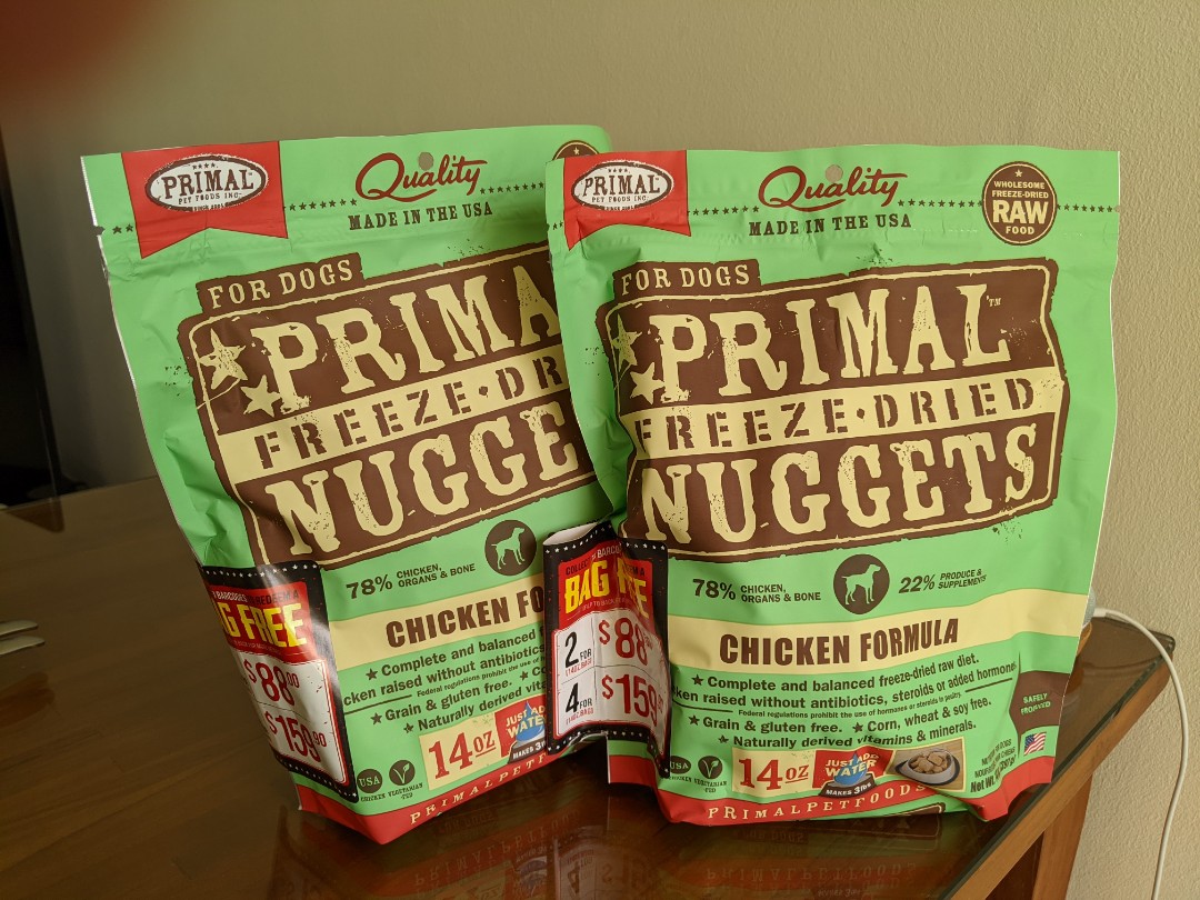 primal freeze dried nuggets