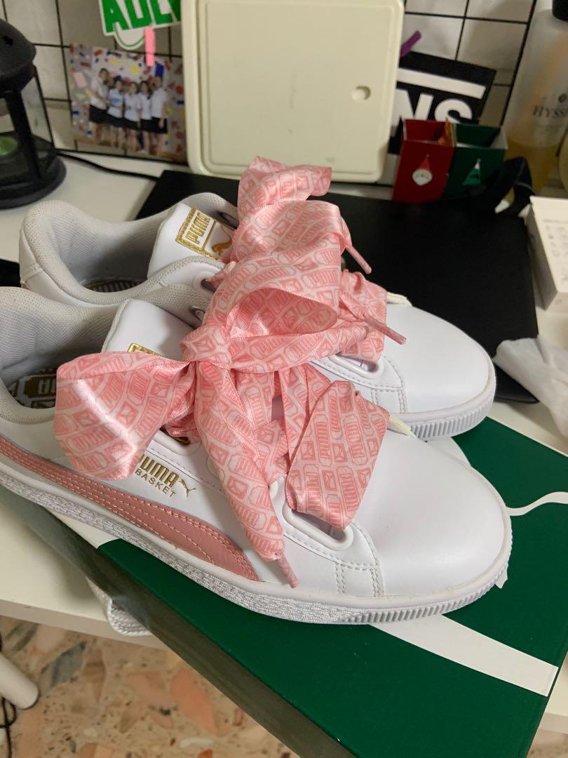 Puma basket on sale heart reinvent