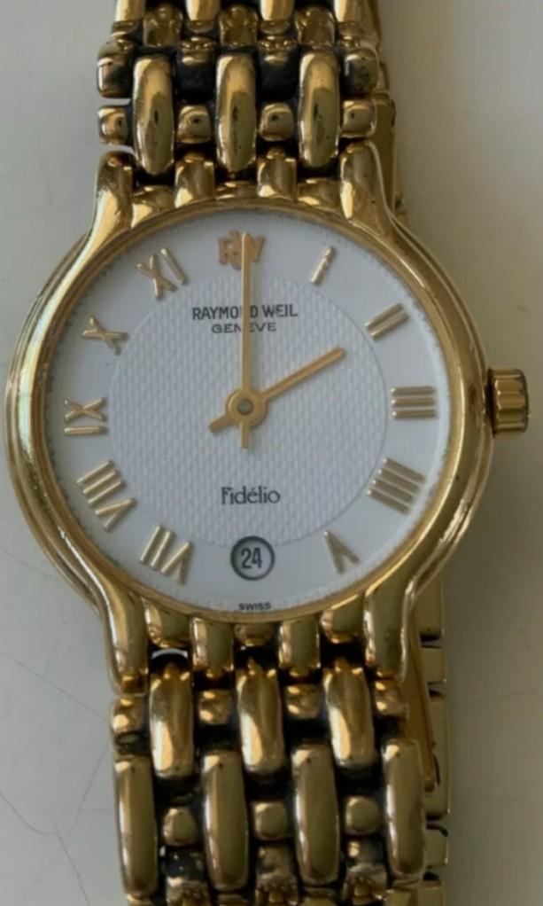 Raymond Weil 18k Gold Electroplated Ladies Watch