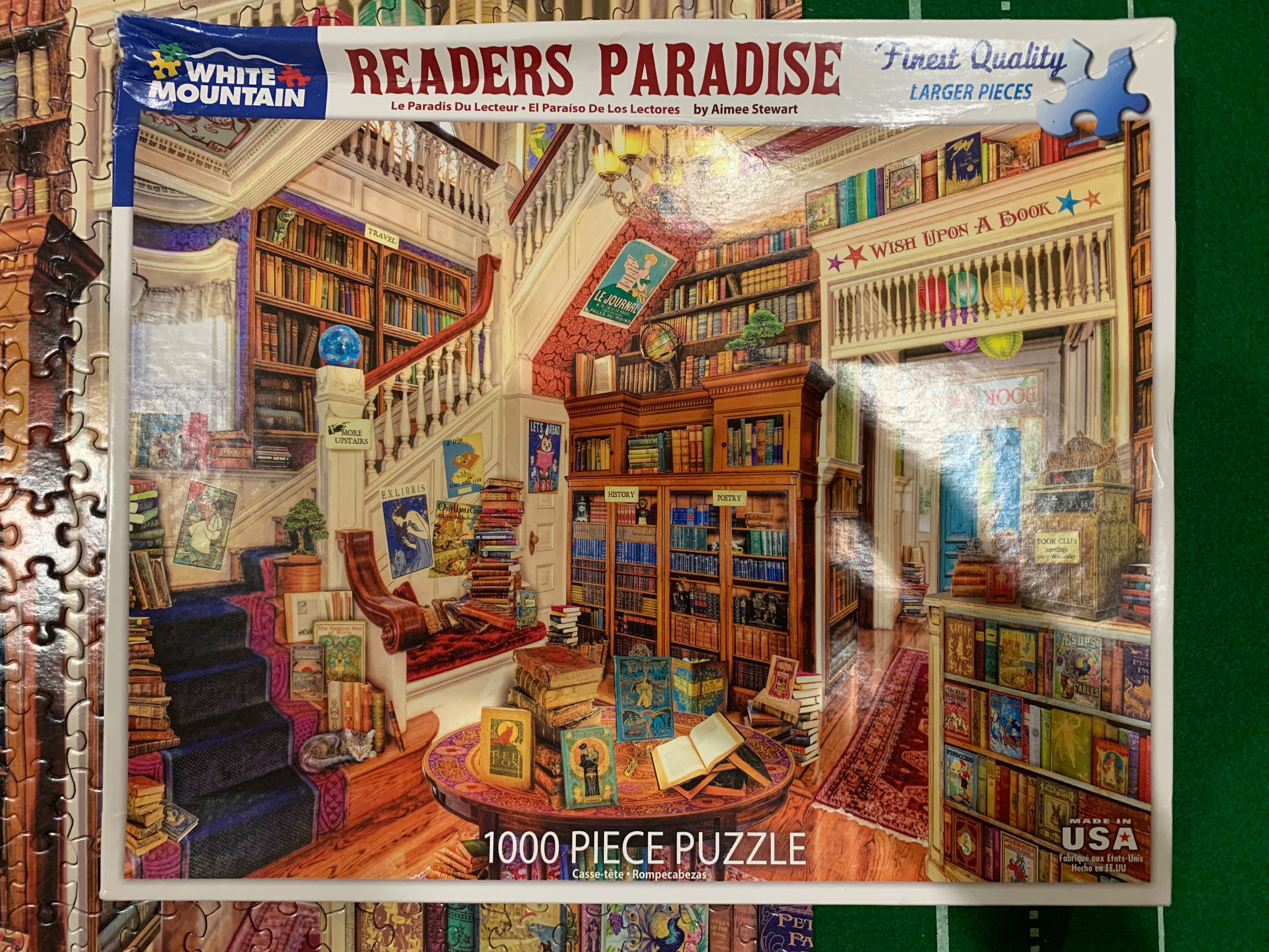 1000 Pcs Reader’s Paradise Puzzle, Toys & Games, Others on Carousell