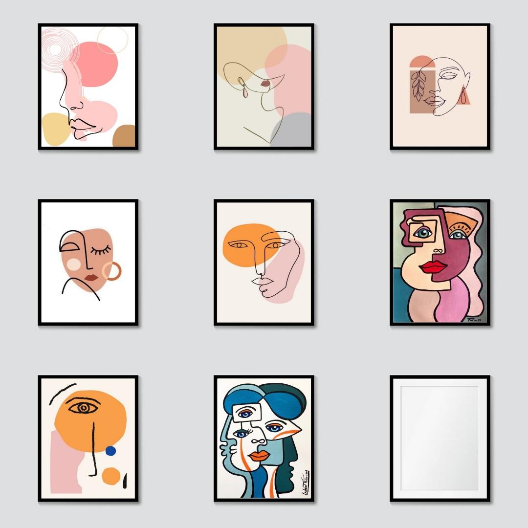 Retro Minimalist Art Framed Hd Prints Home Decor Wall Art Poster Prints Design Craft Artwork On Carousell